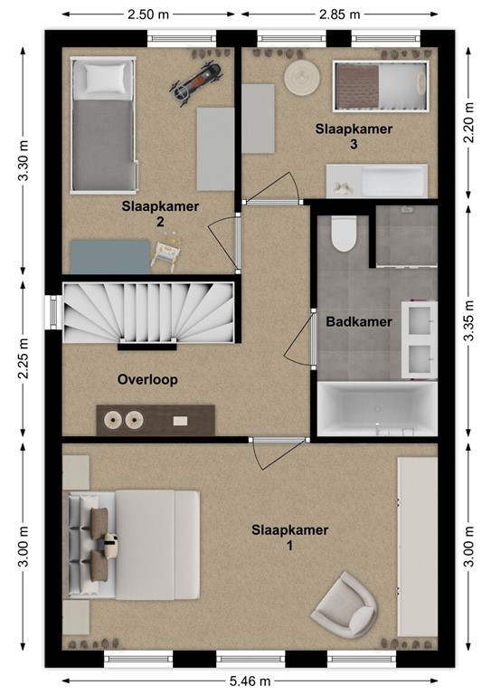mediumsize floorplan